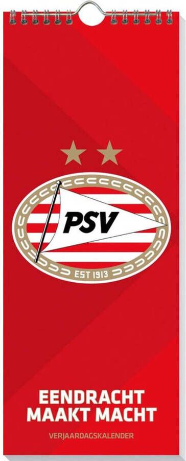 Interstat Verjaardagskalender PSV 13 X 33 cm
