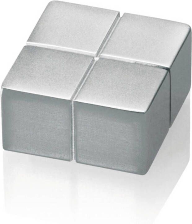 Dobeno Magneet voor glasbord Sigel 20x20x10mm zilver extra sterk 1 stuk