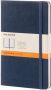 Moleskine notitieboek ft 13 x 21 cm gelijnd harde cover 240 blad saffier - Thumbnail 1