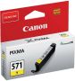 Canon inktcartridge CLI-571Y 173 foto&apos;s OEM 0388C001 geel - Thumbnail 2