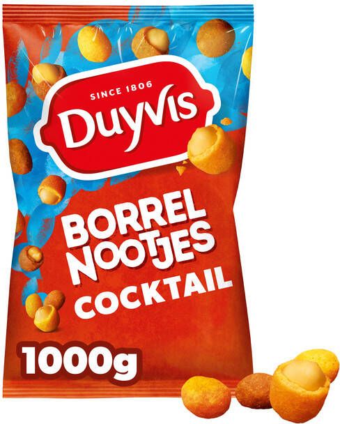 Duyvis Borrelnootjes cocktail zak 1000 gram