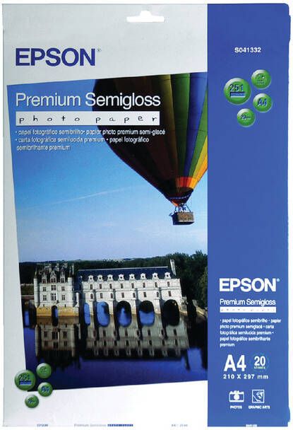 Epson Inkjetpapier S041332 A4 mat 251gr 20vel