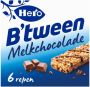 Hero Tussendoortje B'tween melkchocolade 6pack reep 25gr - Thumbnail 2
