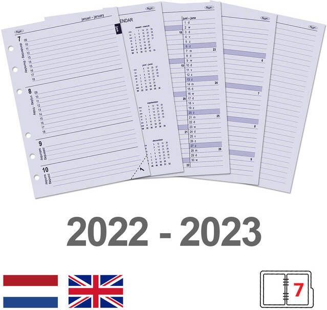 Kalpa AGENDAVULLING 2022-2023 A5 7DAGEN 2PAGINA'S