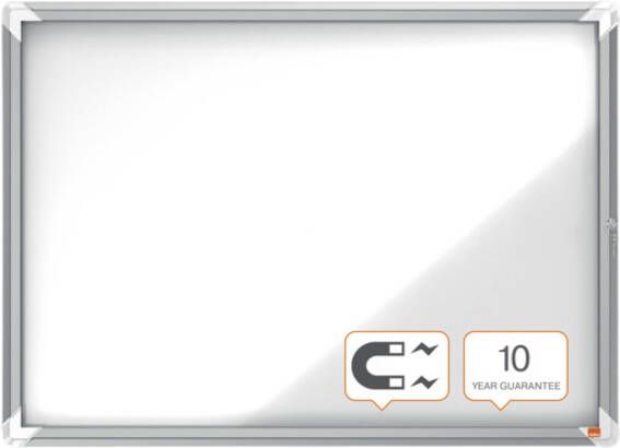 Nobo Binnenvitrine Premium Plus 8x A4 draaideur magnetisch