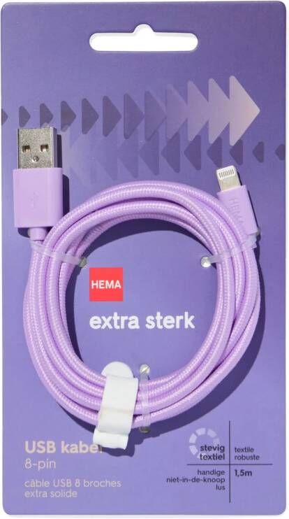 HEMA Laadkabel USB Naar 8-pin 1.5m