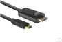 ACT AC7315 video kabel adapter 2 m USB Type-C HDMI Type A (Standaard) Zwart (AC7315) - Thumbnail 1