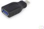 ACT AC7355 tussenstuk voor kabels USB-A USB-C Zwart (AC7355) - Thumbnail 1