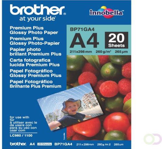 Brother A4 glanzend papier (BP-71GA4)
