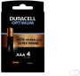 Duracell batterij Optimum AAA blister van 4 stuks - Thumbnail 3