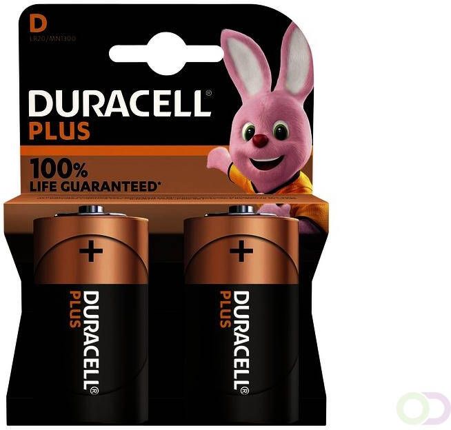 Duracell Batterij Plus 2xD