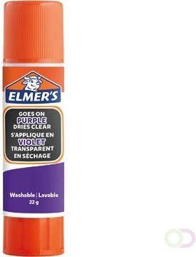 Elmer's verdwijnende lijmstick van 22 g op blister paars