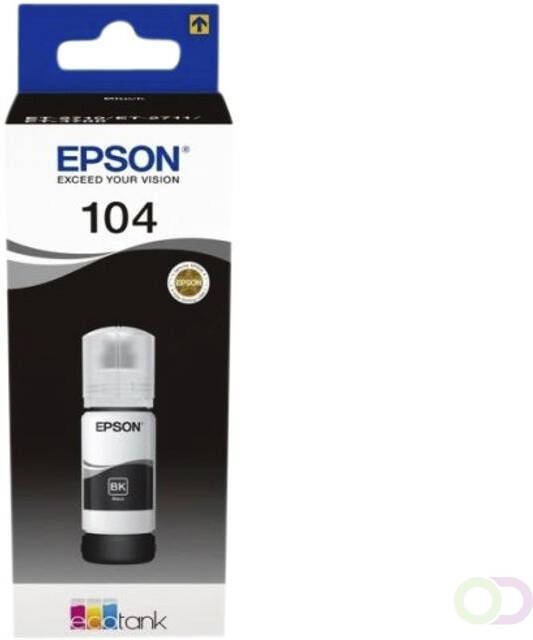 Epson Navulinkt 104 T00P140 zwart