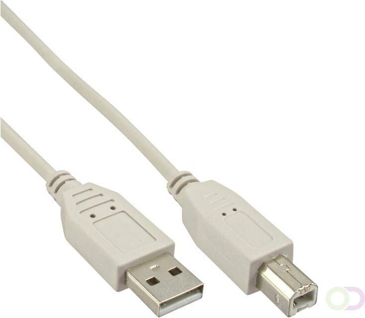 InLine Kabel USB-A USB-B 2.0 M 1.8 meter beige