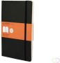 Moleskine notitieboek ft 13 x 21 cm gelijnd soepele cover 192 bladzijden zwart - Thumbnail 3