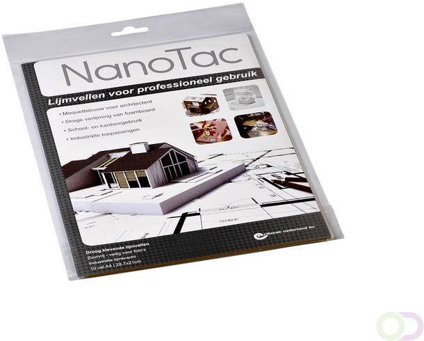 Nano Tac Lijmvel NanoTac professional A4 folie
