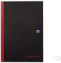 Oxford BLACK N&apos; RED gebonden boek 192 bladzijden ft A4 geruit 5 mm - Thumbnail 3