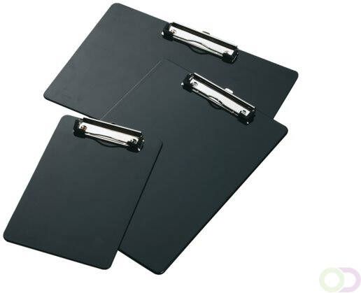 Papierklem LPC Klembord LPC A4 staand met kopklem zwart