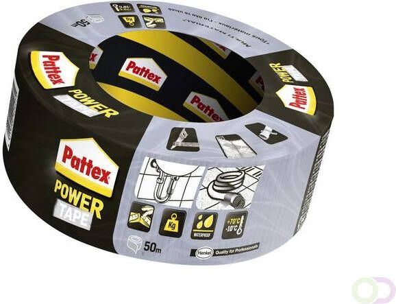 Pattex Plakband Power Tape 50mmx50m grijs