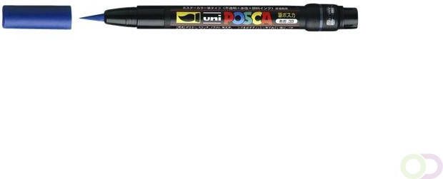 Posca Brushverfstift PCF350 1-10mm donkerblauw