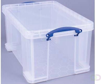 Really Useful Box 48 liter transparant per stuk verpakt in karton