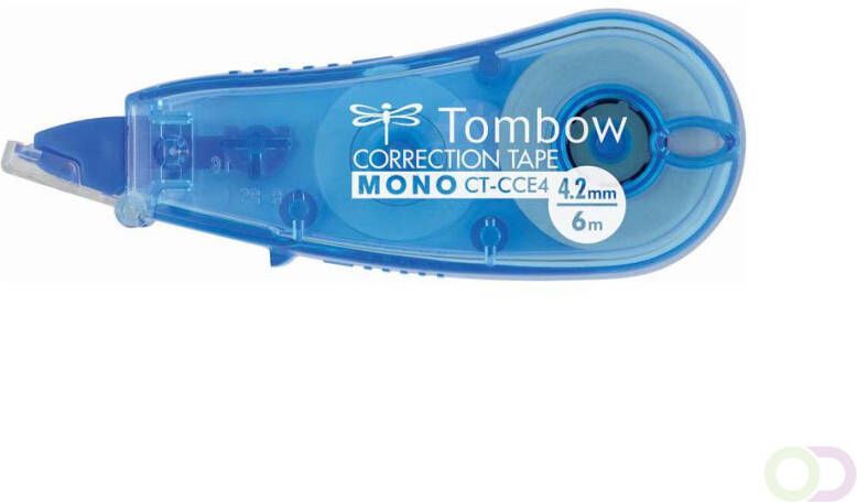 Tombow Correctieroller MONO CCE 4 2 mm x 6 m blauw op blister