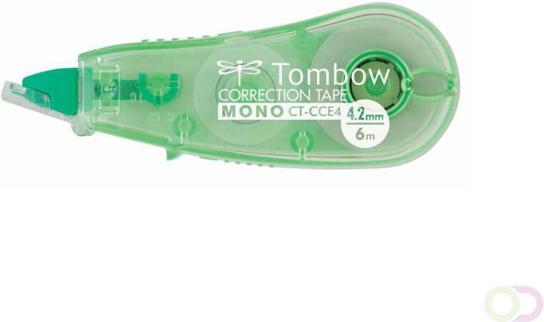 Tombow Correctieroller MONO CCE 4 2 mm x 6 m groen op blister