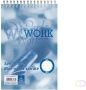 OfficeTown Work kopspiraalblok ft A5 70 gr gelijnd 200 bladzijden - Thumbnail 2