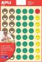 Apli Kids beloningsstickers Happy Smile blister met 576 stickers - Thumbnail 1