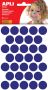 Apli Kids stickers cirkel diameter 20 mm blister met 180 stuks blauw - Thumbnail 1