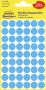 Avery Zweckform Avery Ronde etiketten diameter 12 mm blauw 270 stuks - Thumbnail 1