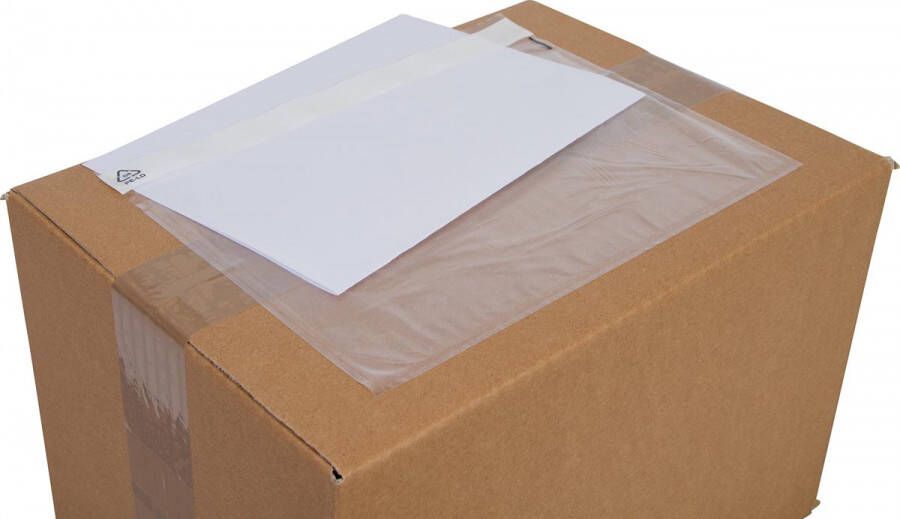 Cleverpack Paklijstenvelop zelfklevend onbedrukt 230x155mm pak Ã  100 stuks