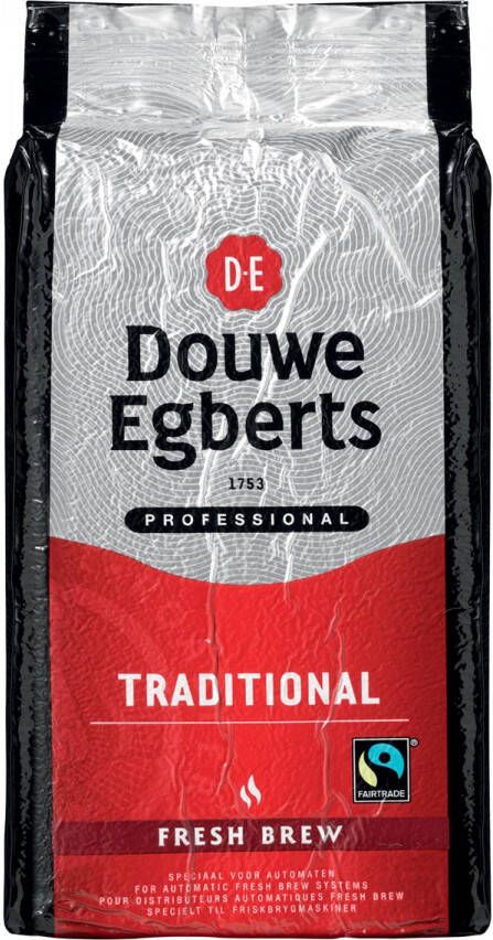 Douwe Egberts Koffie automatenkoffie fresh brew traditional 1000 gram