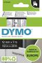 Dymo Labeltape 45010 D1 720500 12mmx7m zwart op transparant - Thumbnail 1