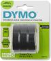 Dymo Labeltape 3D 9mmx3m wit op zwart blisterÃƒ 3 stuks - Thumbnail 1