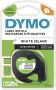 Dymo Labeltape Letratag 91200 papier 12mm zwart op wit - Thumbnail 1