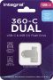 Integral 360-C Dual USB-C & USB 3.0 stick 128 GB - Thumbnail 1