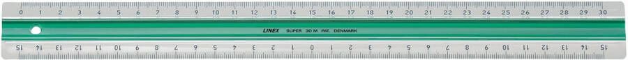 HAMELIN LINEX Super Series liniaal 30 cm s30mm groen