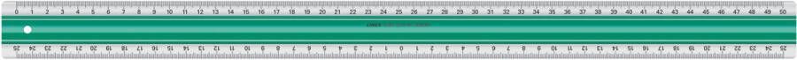 HAMELIN LINEX Super Series liniaal 50 cm s50mm groen