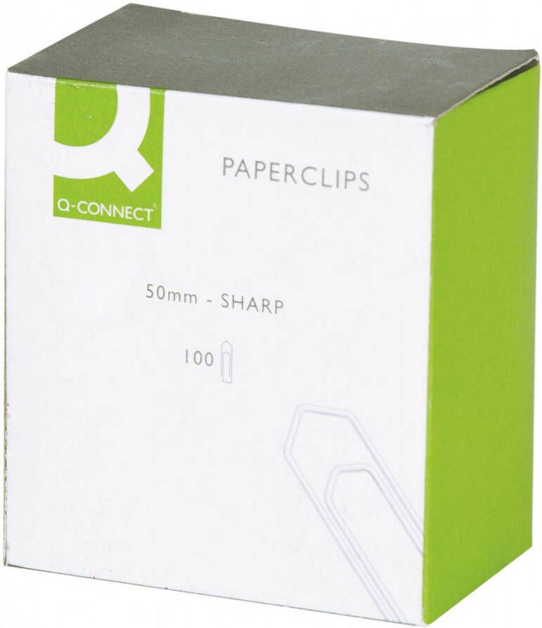 Q-CONNECT papierklemmen 50 mm doos van 100 stuks