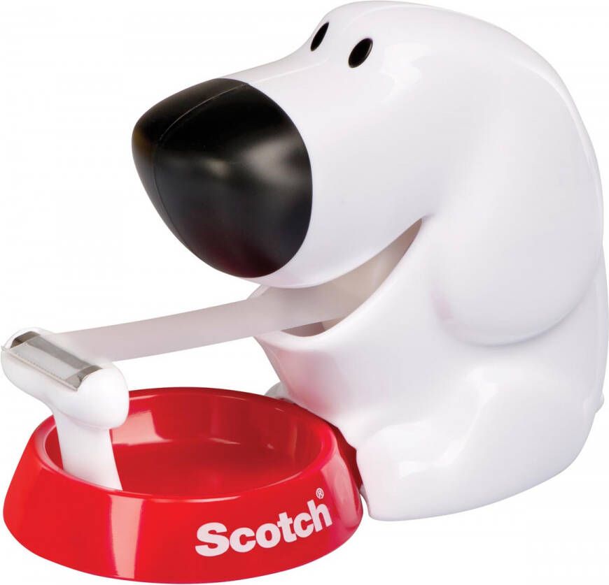 Scotch Plakbandhouder C31 hond + 1rol 19mmx7.5m