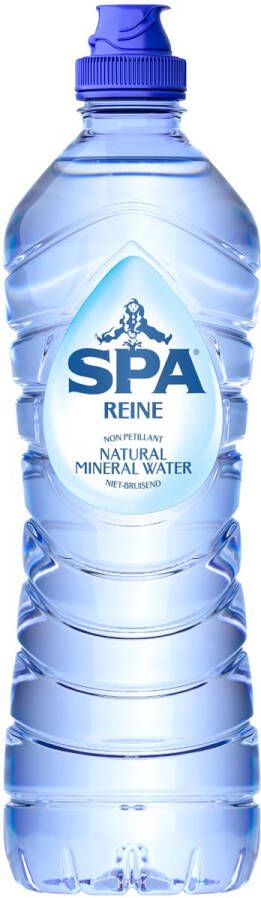 Spa Reine water met sportdop fles van 75 cl pak van 6 stuks