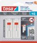 Tesa Klevende Spijker voor Behang en Pleisterwerk verstelbaar draagvermogen 1 kg blister van 2 stuks - Thumbnail 1