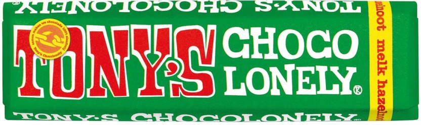 Tony&apos;s Chocolonely chocoladereep 47g hazelnoot