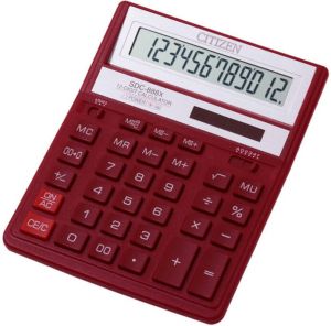 4allshop Calculator Citizen desktop Business Line rood