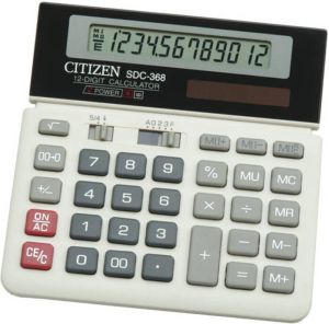 4allshop Calculator Citizen desktop Business Line wit zwart
