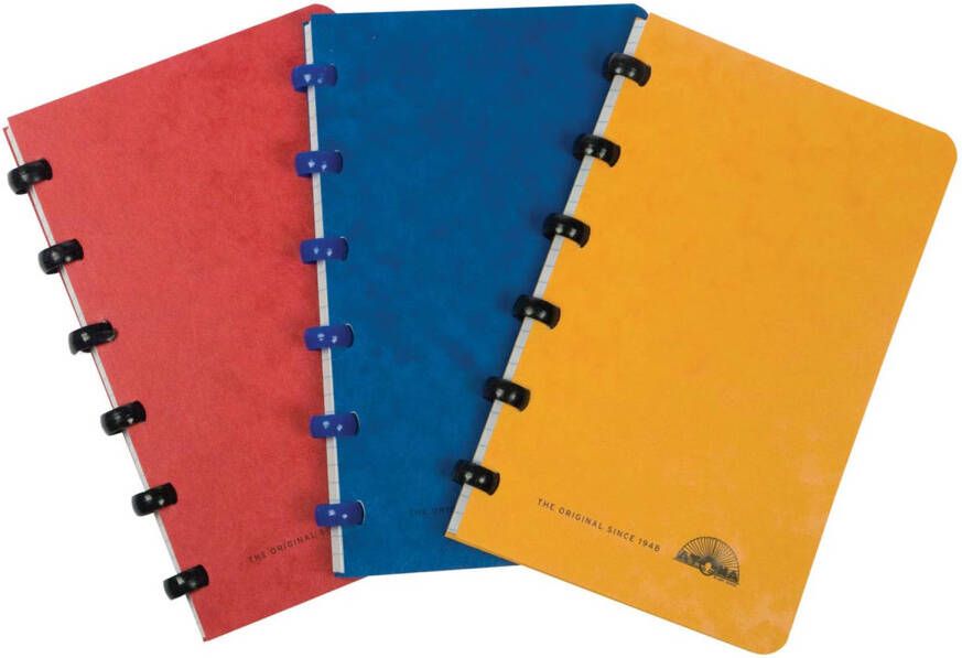 Atoma Classic notitieboekje ft 10 x 16 5 cm 120 bladzijden kartonnen kaft geassorteerde kleuren 15 stuks