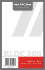 Aurora Kladblok 210X135mm 200vel blanco