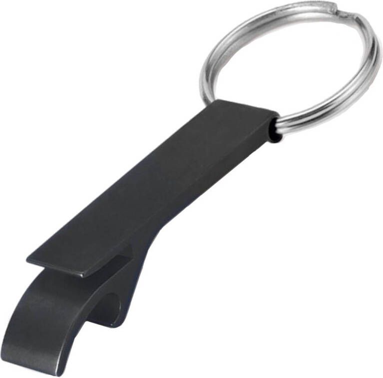 Basey Sleutelhanger Bieropener Bier Opener Sleutelhanger Flesopener Sleutelhanger Zwart