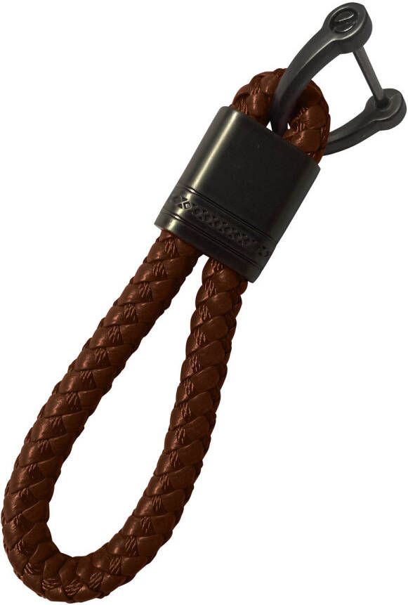 Basey Sleutelhanger Touw Koord Sleutelhanger Touw Sleutelhanger Bruin